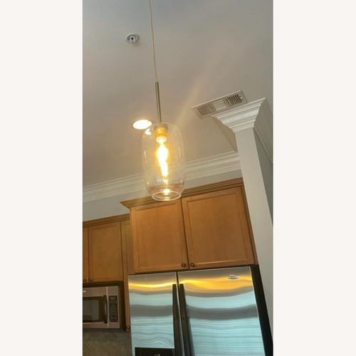 Used West Elm Sculptural Pebble Pendant for sale on AptDeco