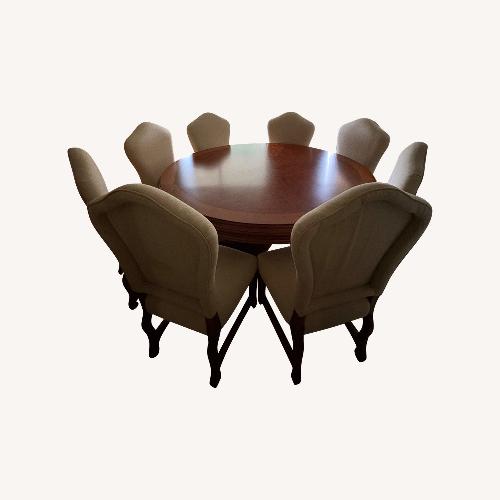 Used Taylor Made Custom Dining Table & Matching Chairs  for sale on AptDeco