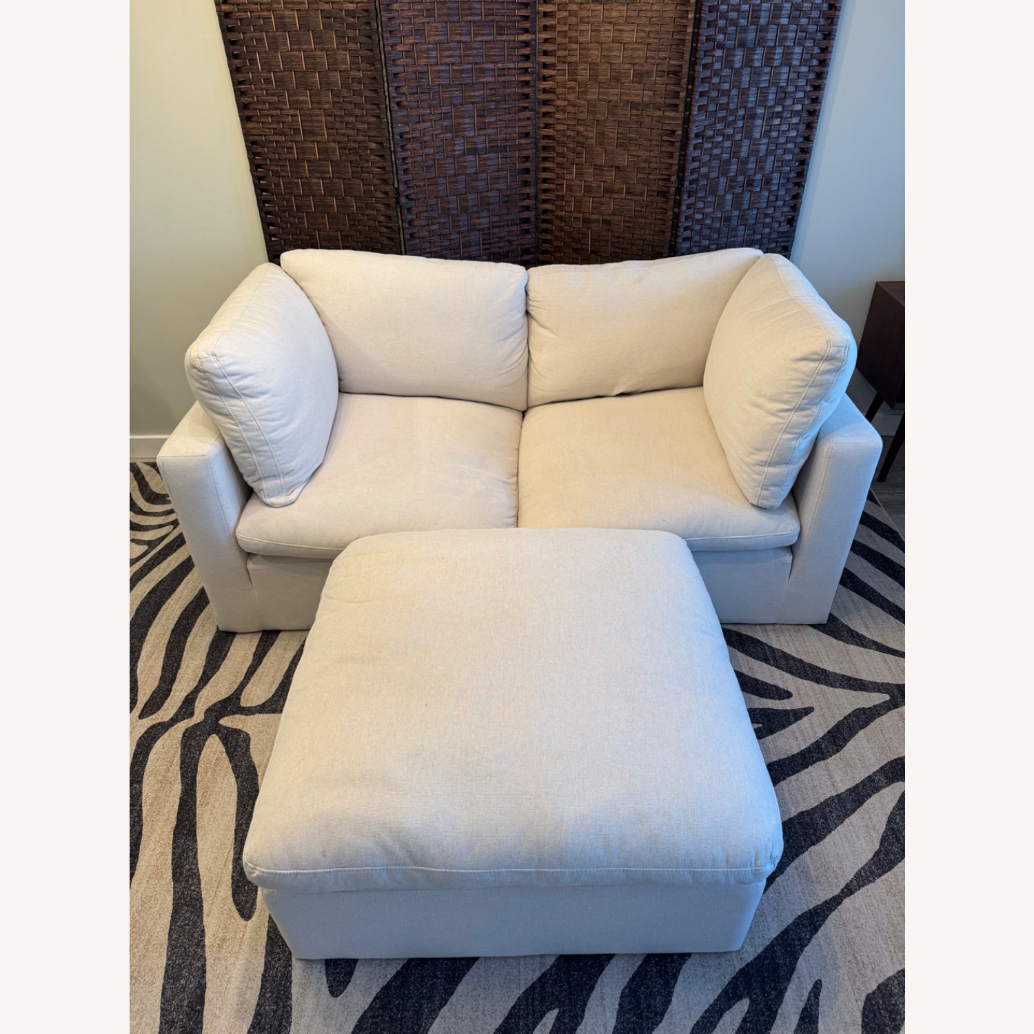 Target Natural Fabric 3+ Piece Sectional - image-2