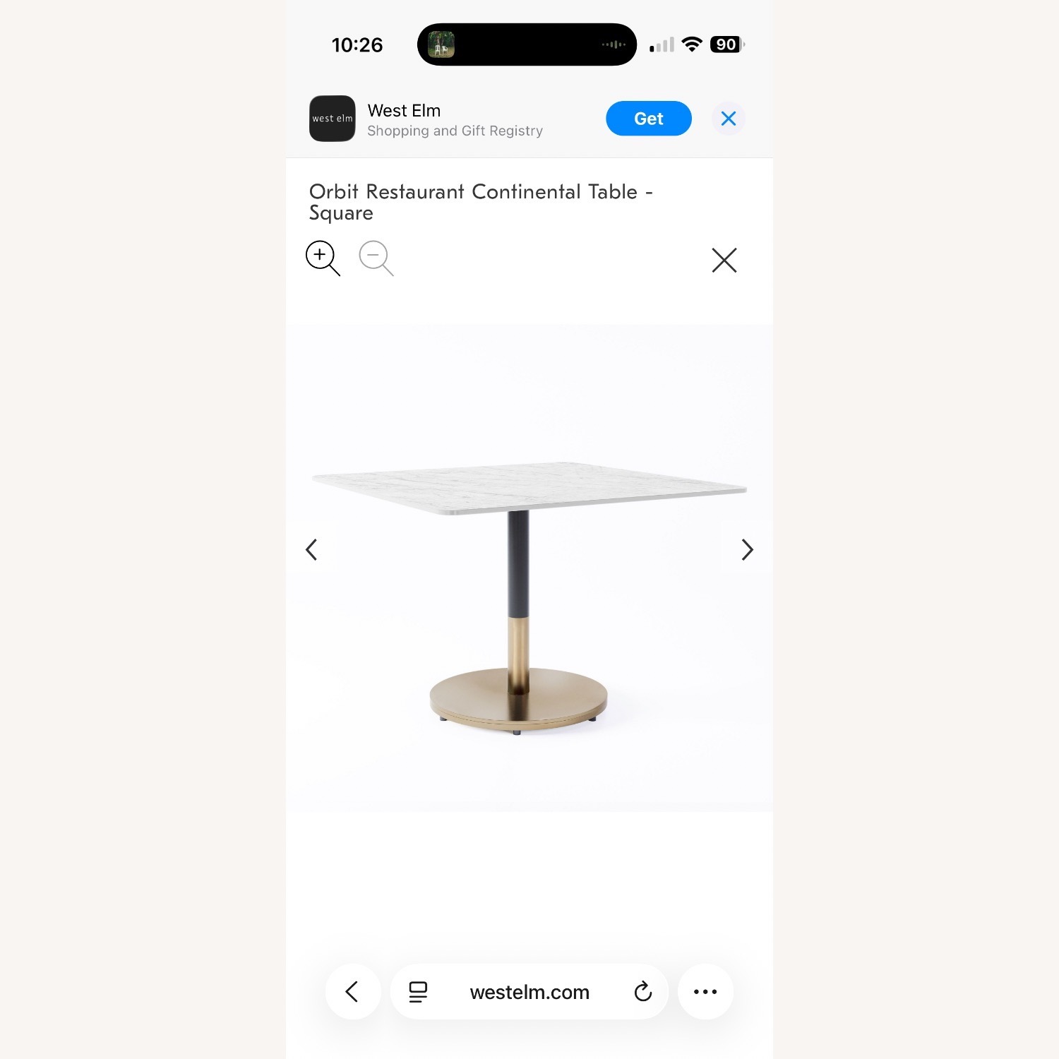 West Elm Bistro Dining Table - image-4