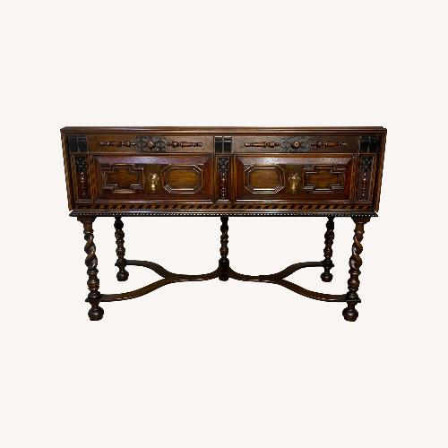 Used W&J Sloane Antique Jacobean Walnut Burl Buffet for sale on AptDeco