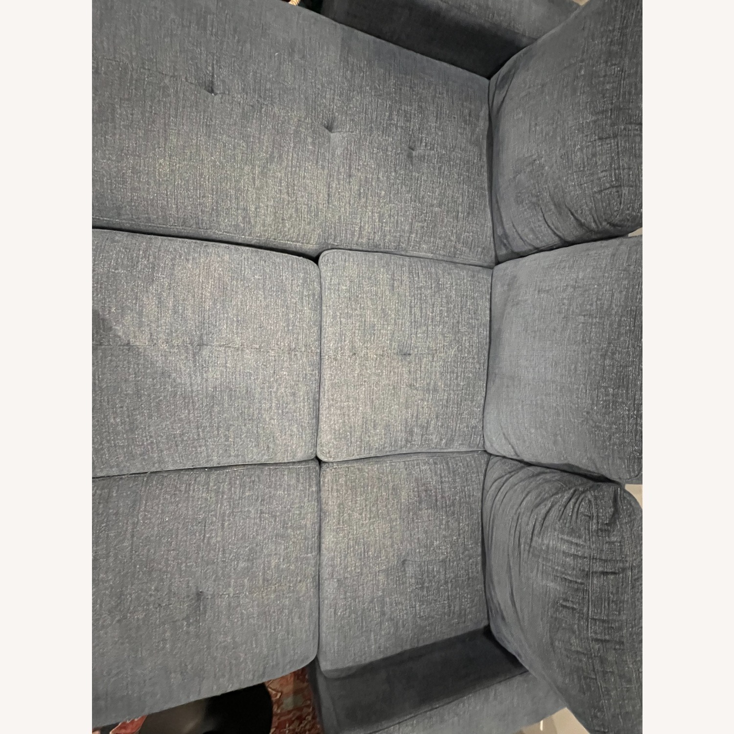 Bob's Discount Furniture Playbook Blue Right Arm Facing Sectional - image-4