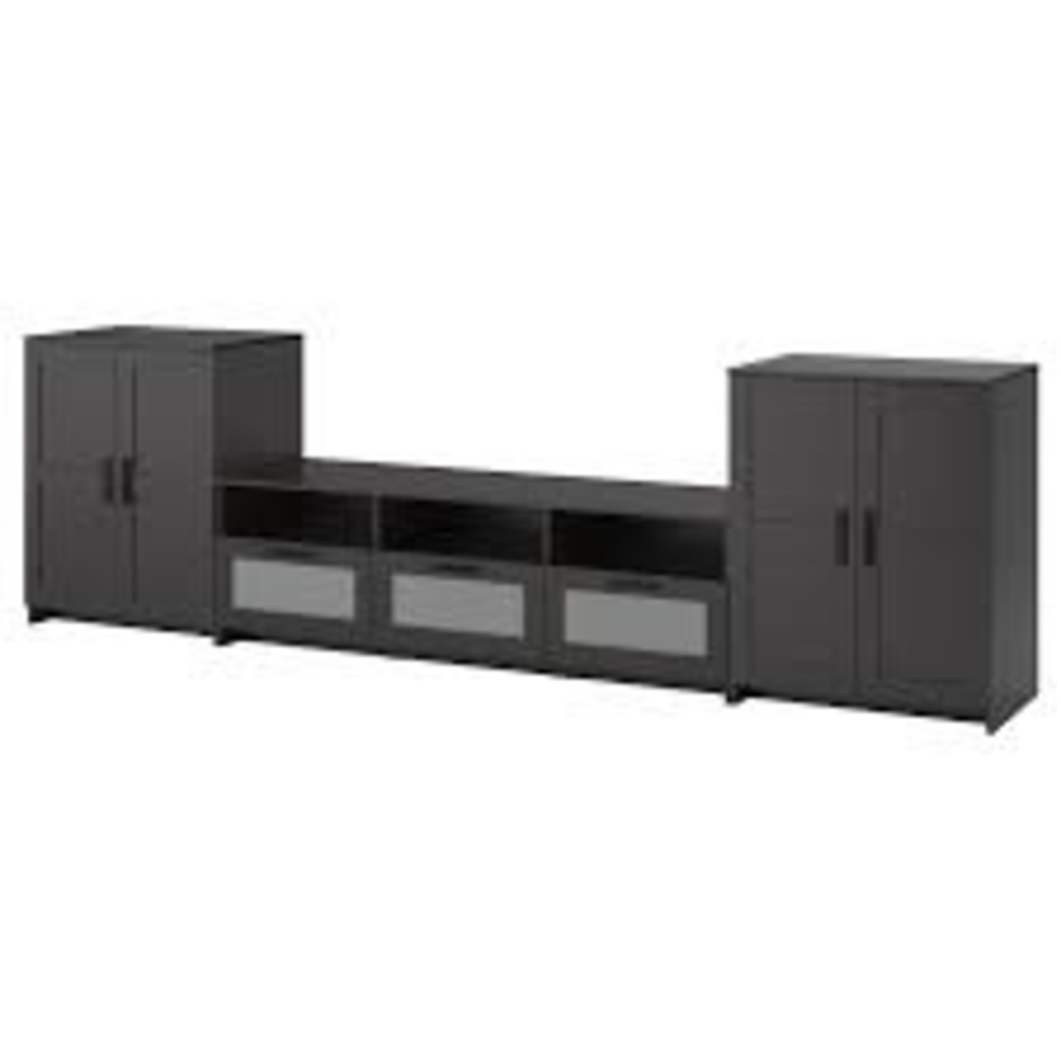 IKEA BRIMNES TV Storage Combination Glass Doors - image-9
