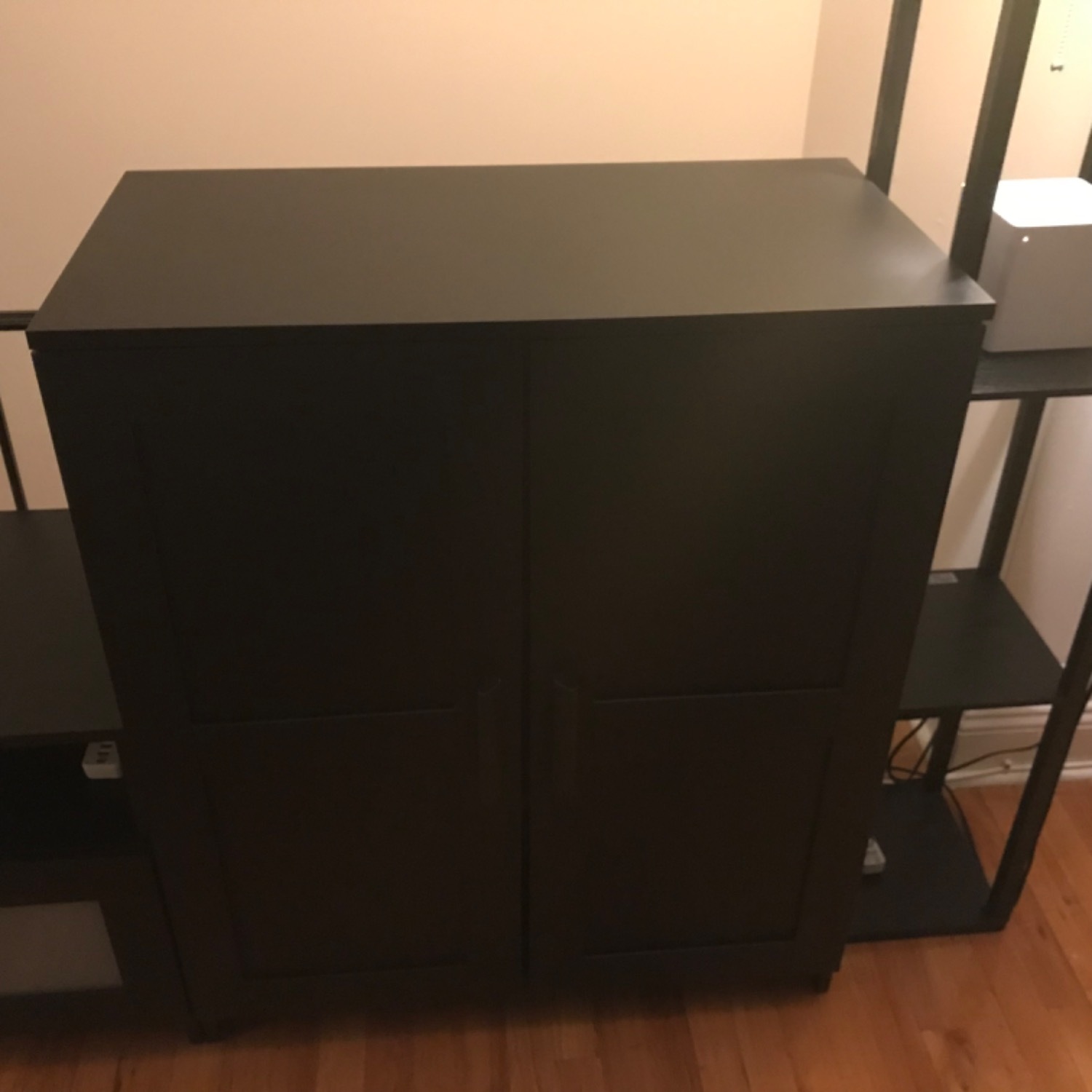 IKEA BRIMNES TV Storage Combination Glass Doors - image-5