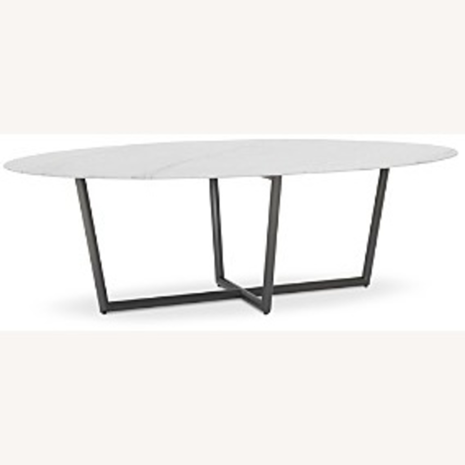 Mitchell Gold + Bob Williams Modern Oval Marble Dining Table - image-12