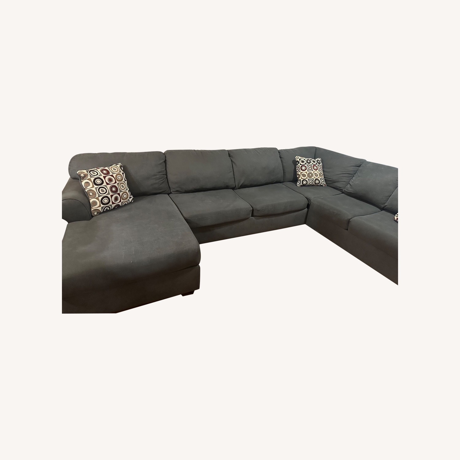 Ashley Furniture Jayceon Dark Gray 3 Piece Sectional - image-5