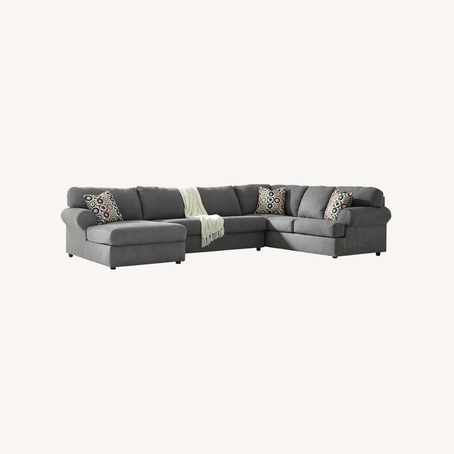 Ashley Furniture Jayceon Dark Gray 3 Piece Sectional - image-6