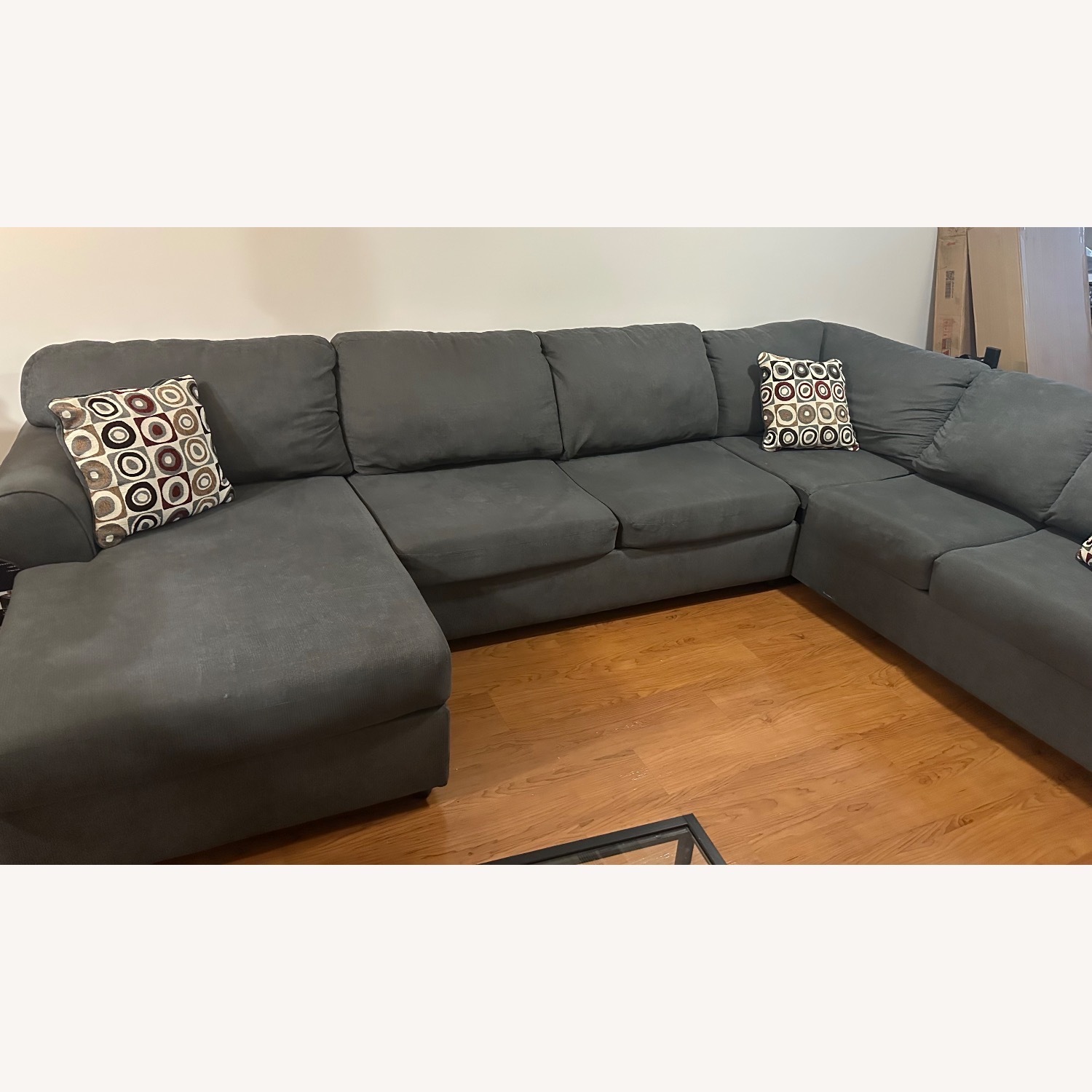 Ashley Furniture Jayceon Dark Gray 3 Piece Sectional - image-1
