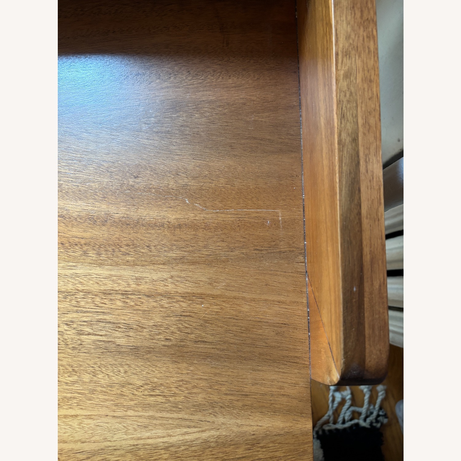 CB2 Drommen 3- Drawer Wood Desk - image-4