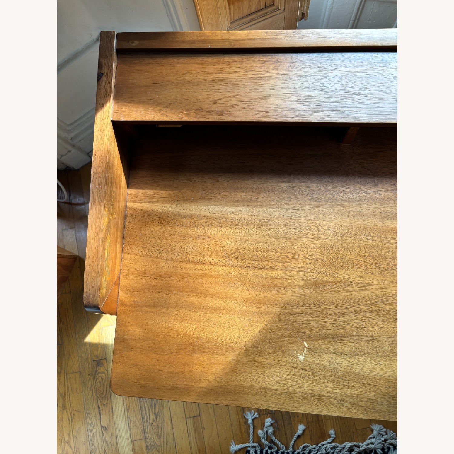 CB2 Drommen 3- Drawer Wood Desk - image-5