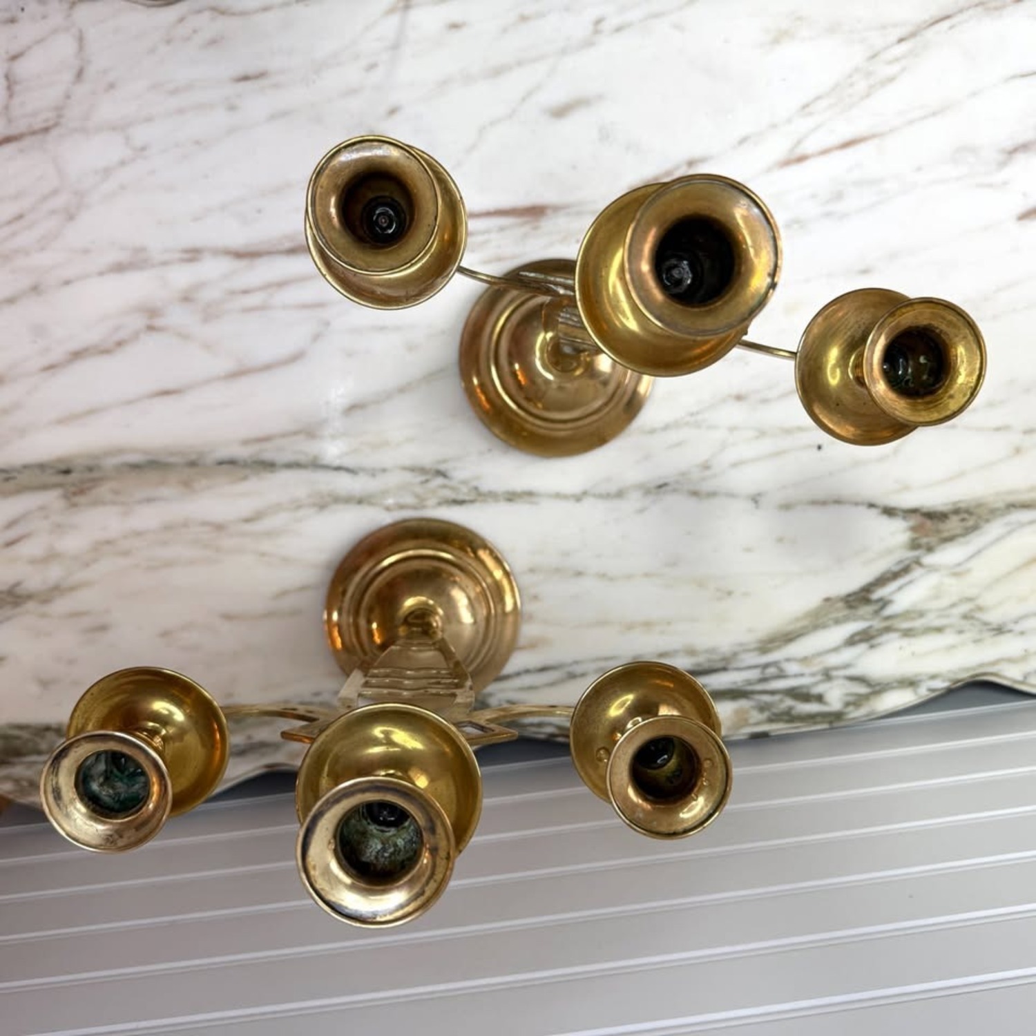 Swedish Art Nouveau Candelabra Set - image-2