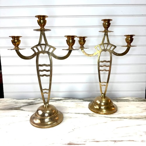 Used Swedish Art Nouveau Candelabra Set for sale on AptDeco