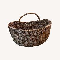 XXL Primitive Woven Branch Basket