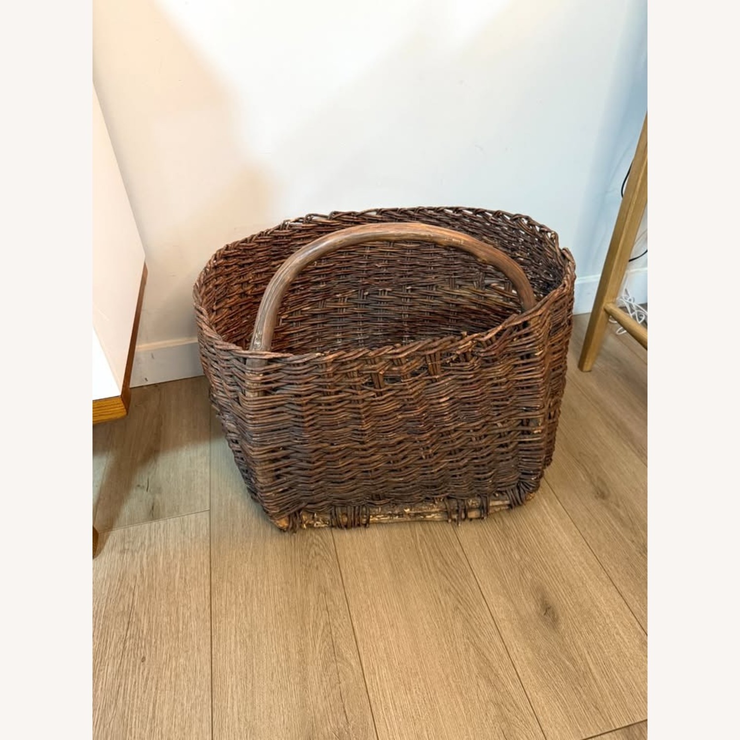 XXL Primitive Woven Branch Basket - image-5