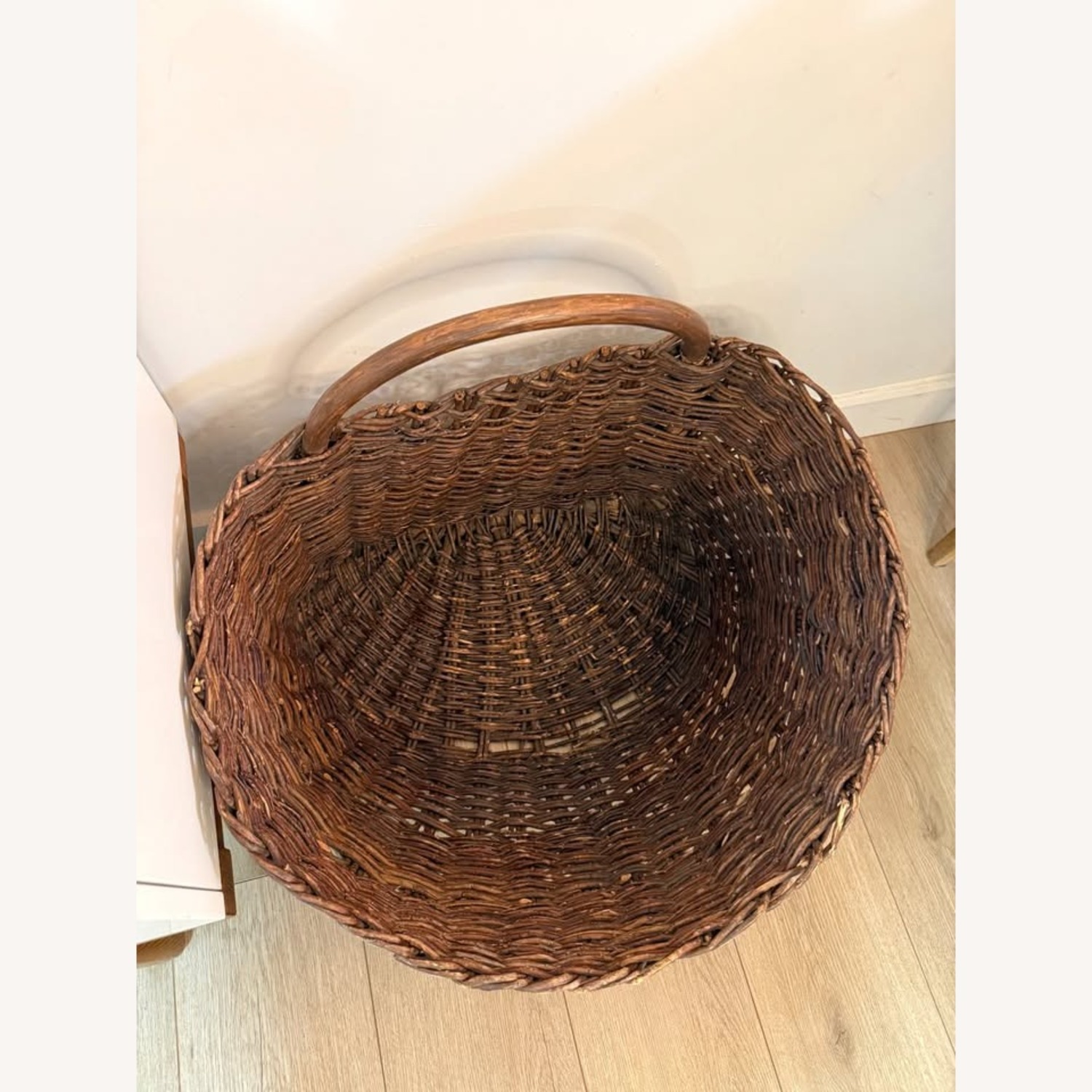 XXL Primitive Woven Branch Basket - image-7