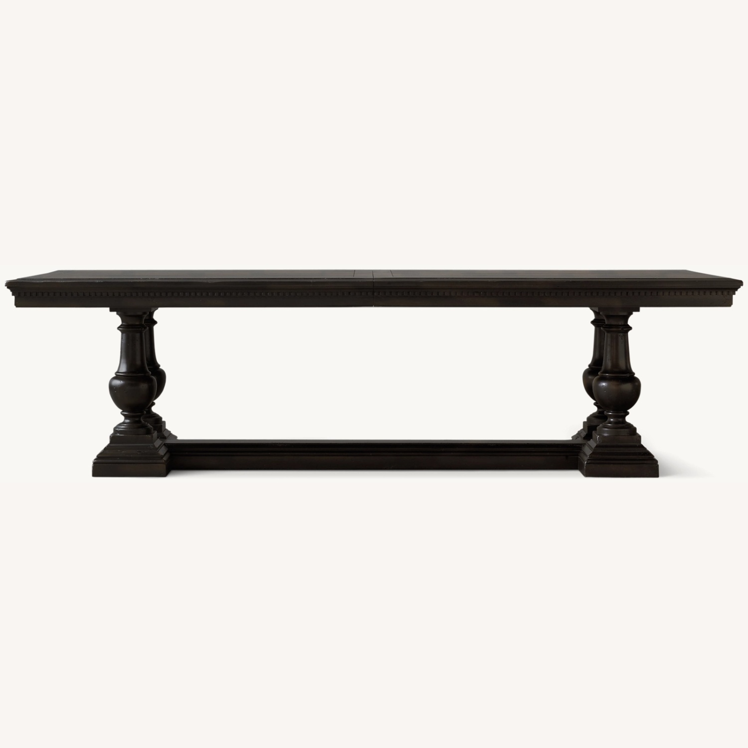 Restoration Hardware St. James Black Wood Dining Table - image-0