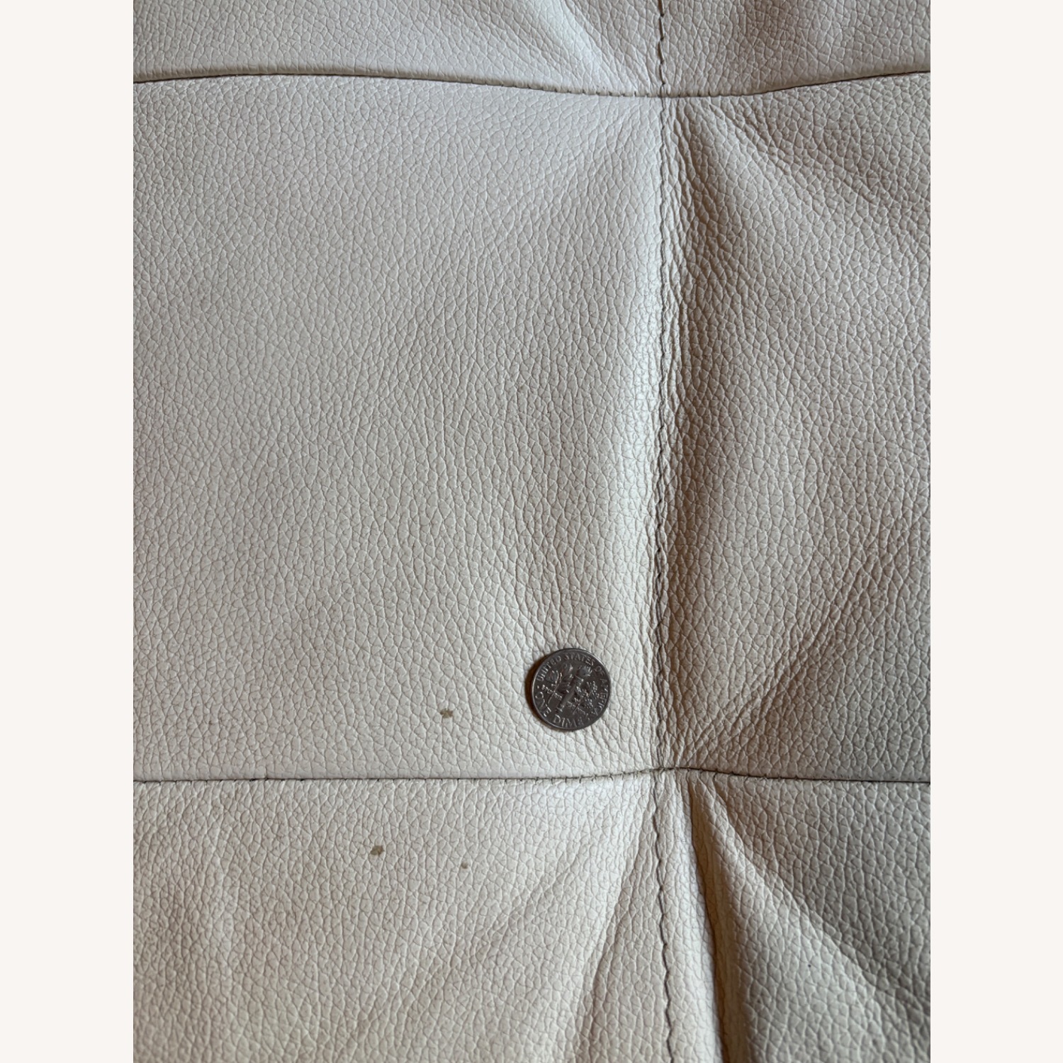 IKEA Landskrona White Leather 3+ Seater Sofa - image-7