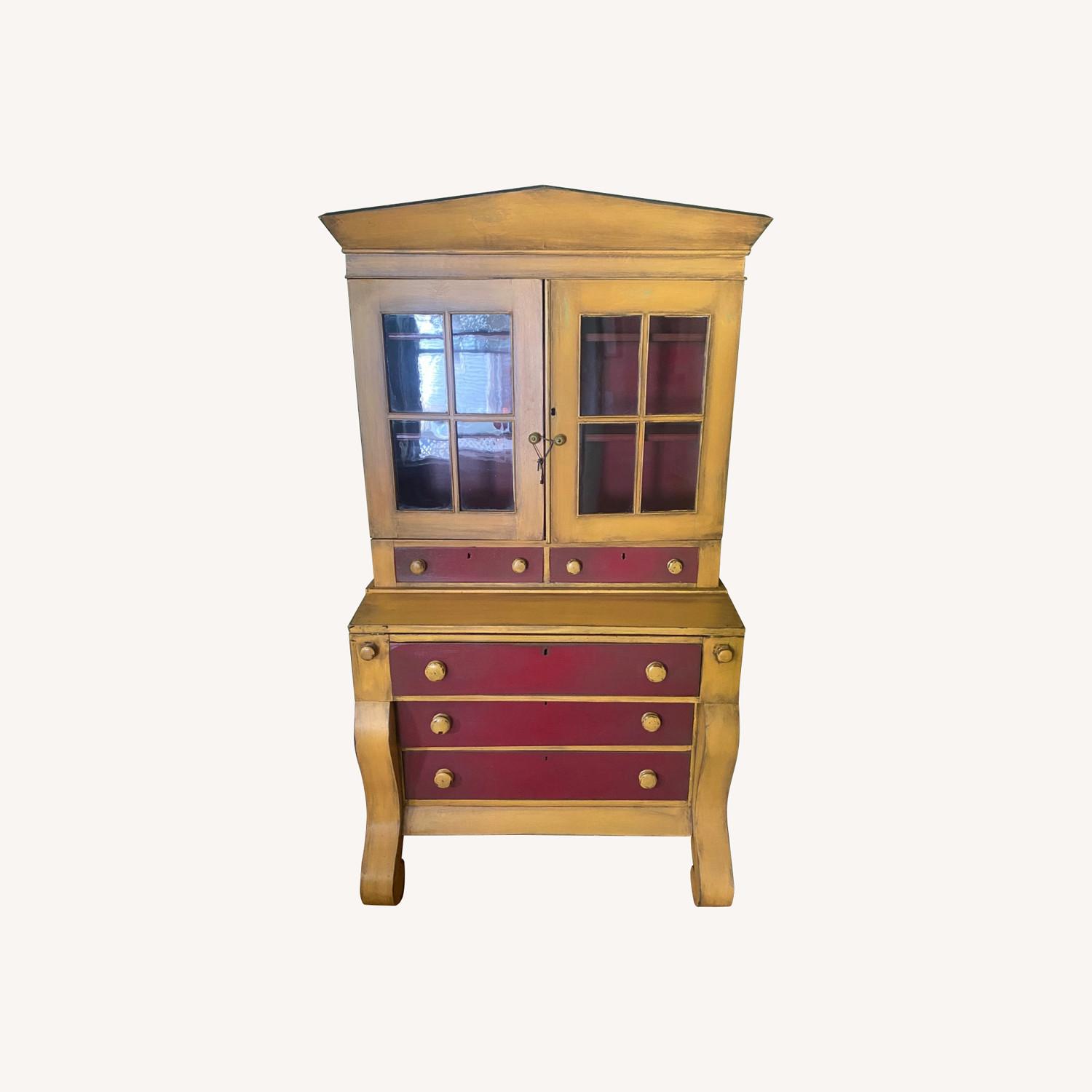 Cape Craftsmen An American Empire / Classical secretary bookcase - image-0