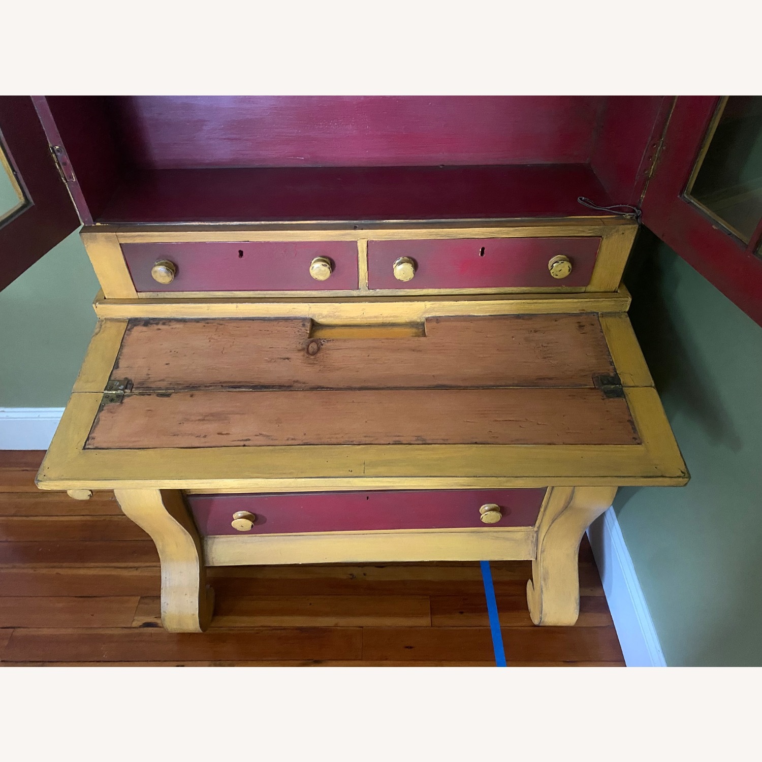 Cape Craftsmen An American Empire / Classical secretary bookcase - image-6