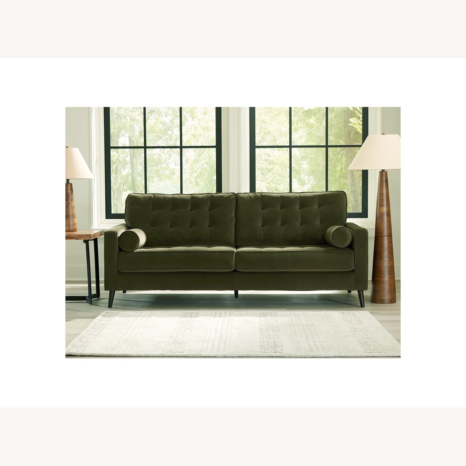 Ashley Reveon Lakes Sofa Modern Green - image-4