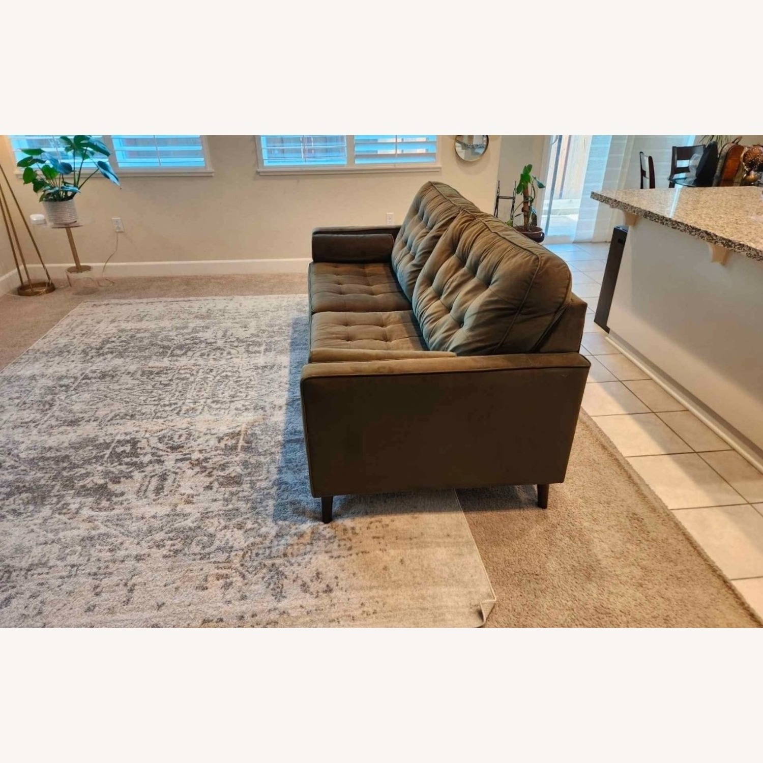 Ashley Reveon Lakes Sofa Modern Green - image-2