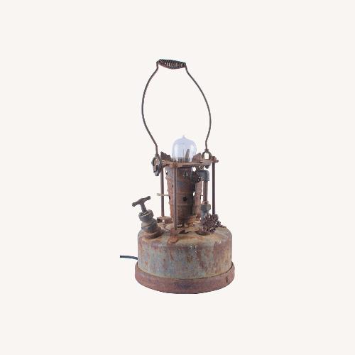 Used Industrial Steampunk Lamp Decor for sale on AptDeco