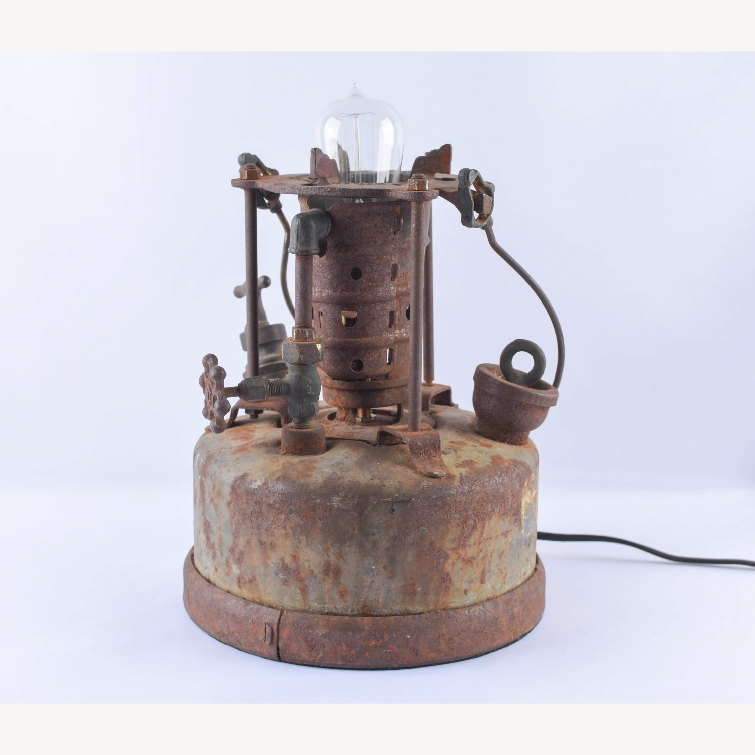 Industrial Steampunk Lamp Decor - image-4