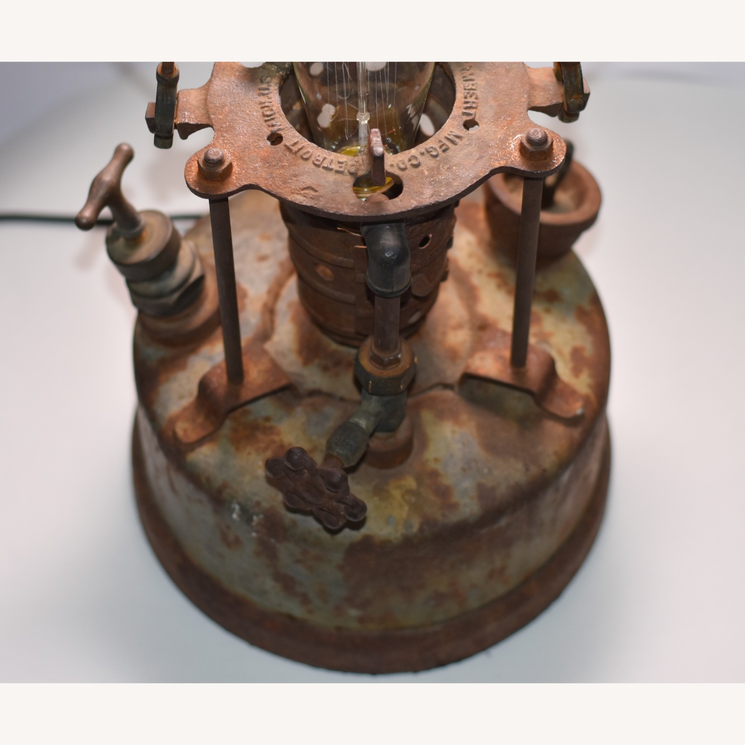 Industrial Steampunk Lamp Decor - image-10