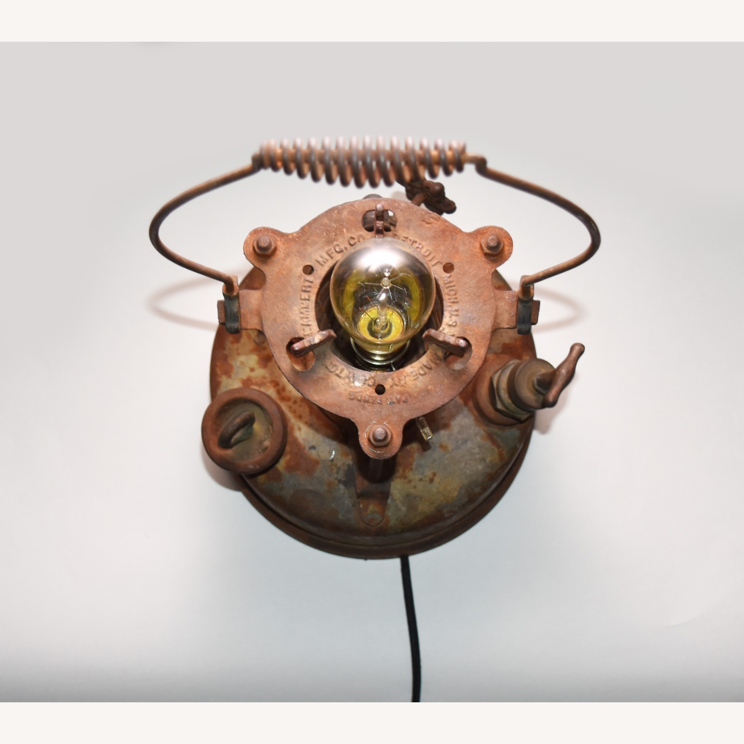 Industrial Steampunk Lamp Decor - image-8