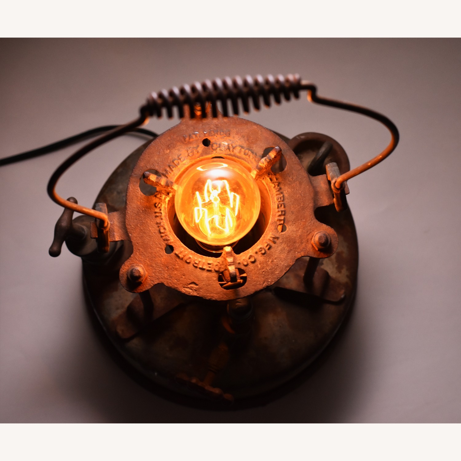 Industrial Steampunk Lamp Decor - image-14