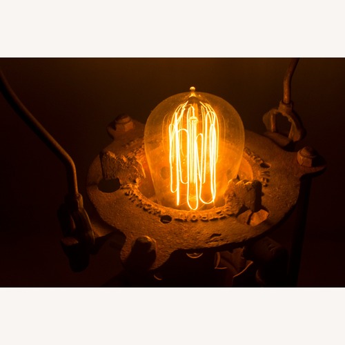 Used Industrial Steampunk Lamp Decor for sale on AptDeco