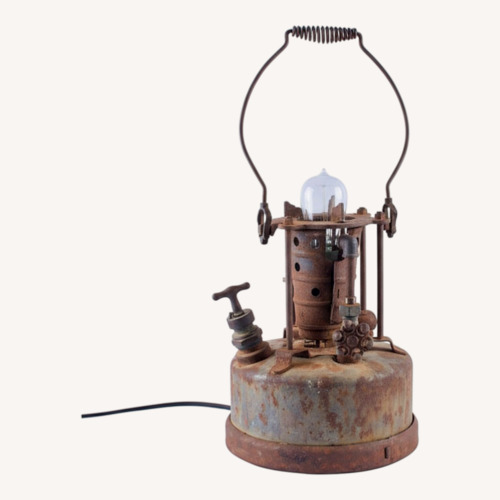 Used Industrial Steampunk Lamp Decor for sale on AptDeco