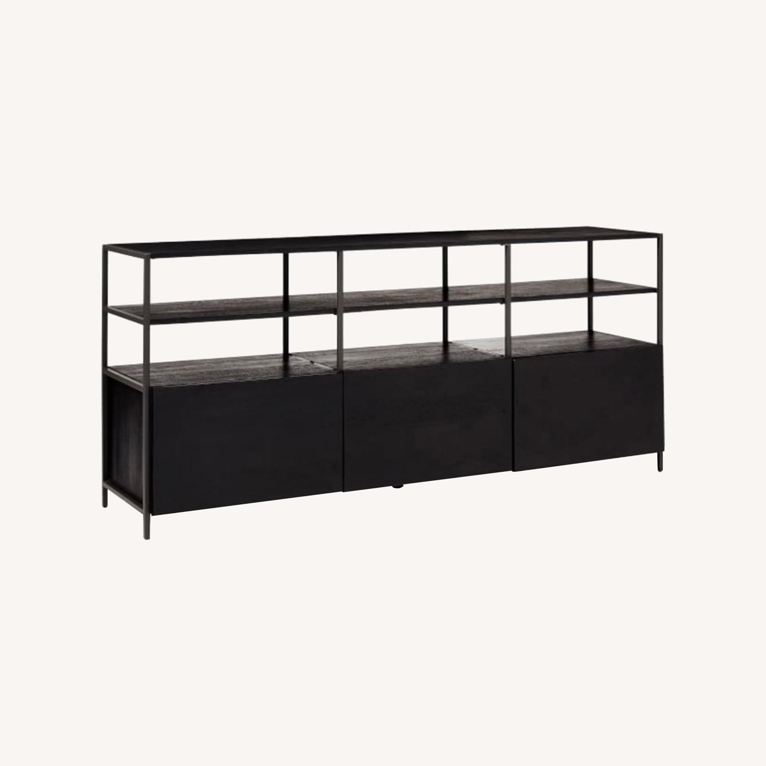 West Elm Industrial Modular Media Console. - image-0