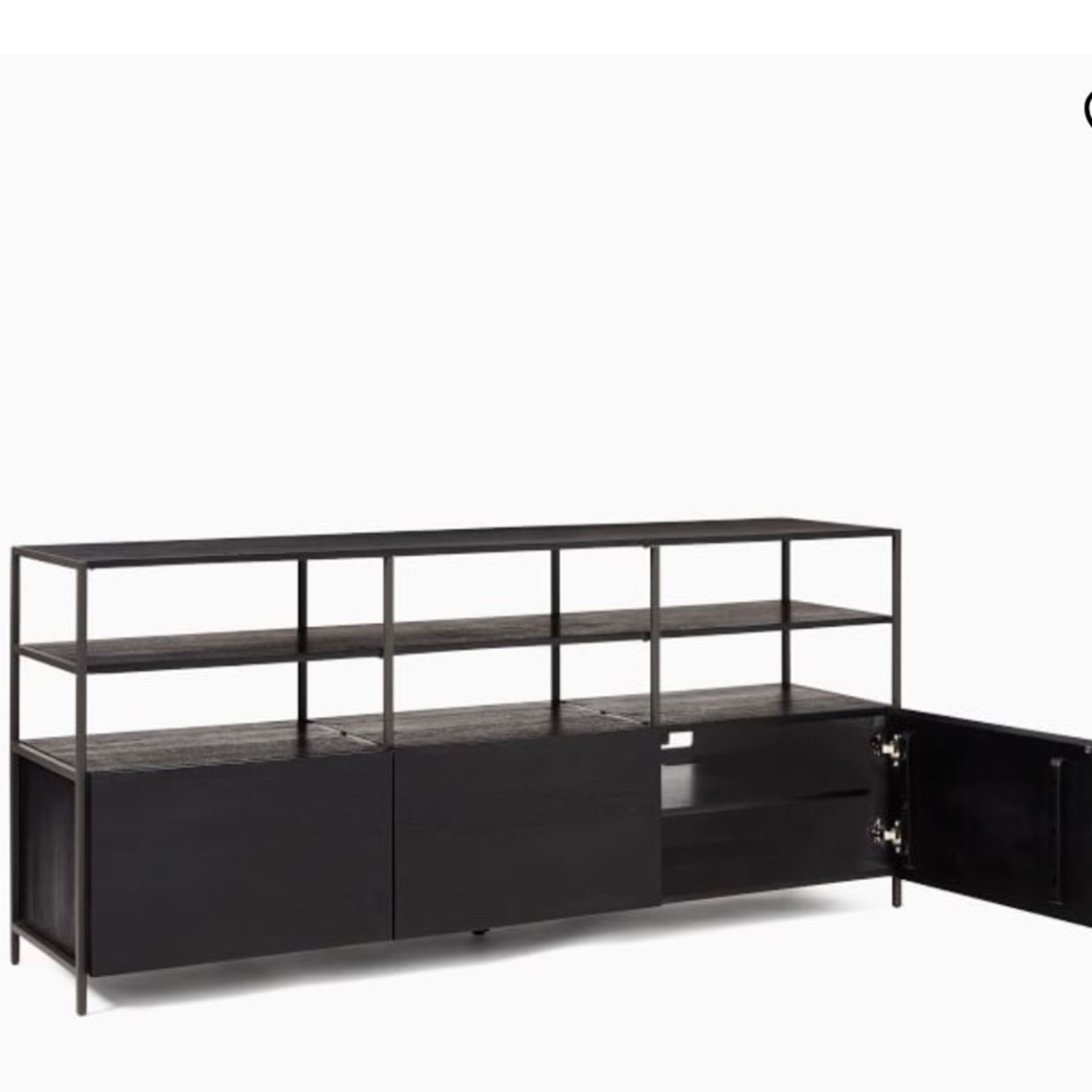 West Elm Industrial Modular Media Console. - image-1