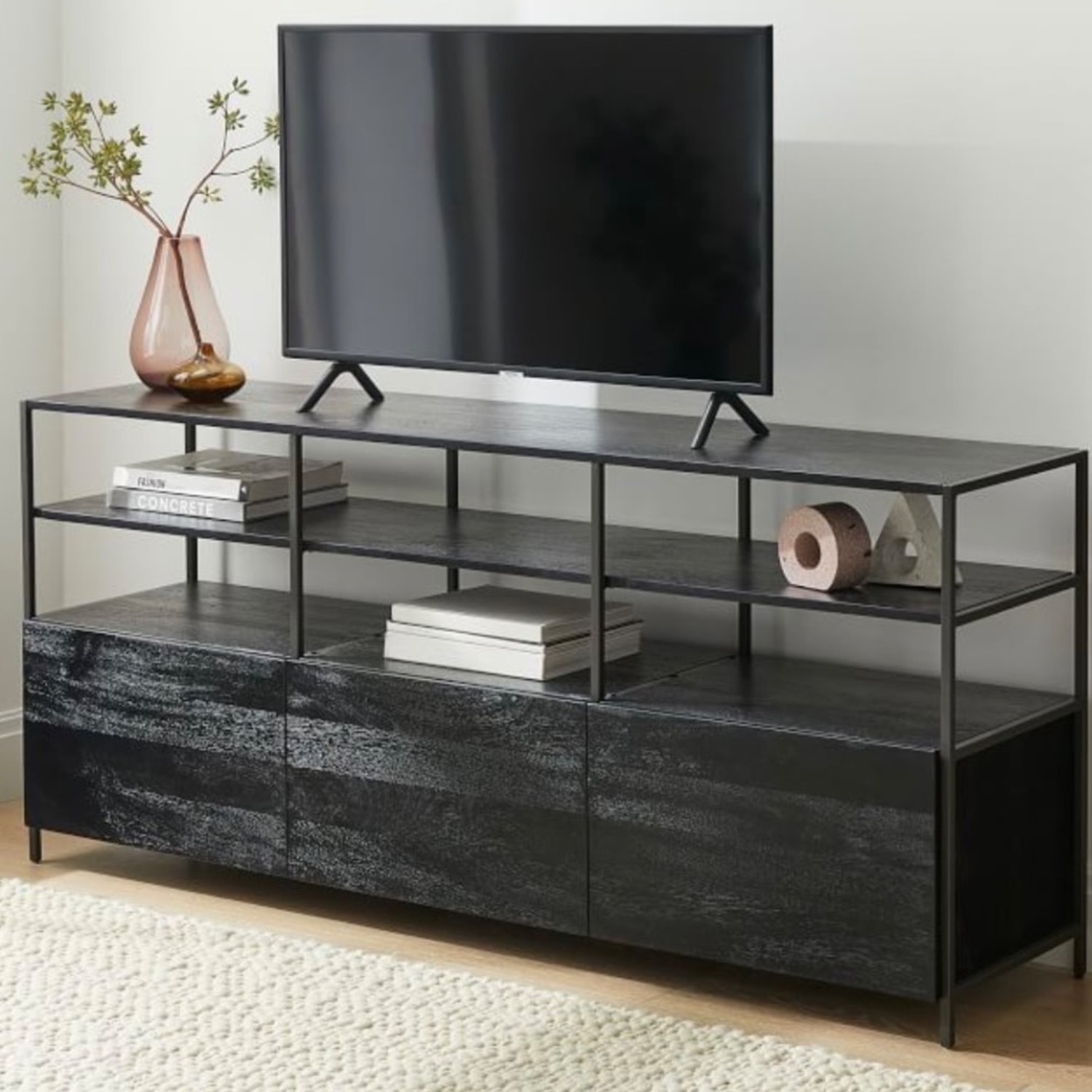 West Elm Industrial Modular Media Console. - image-10