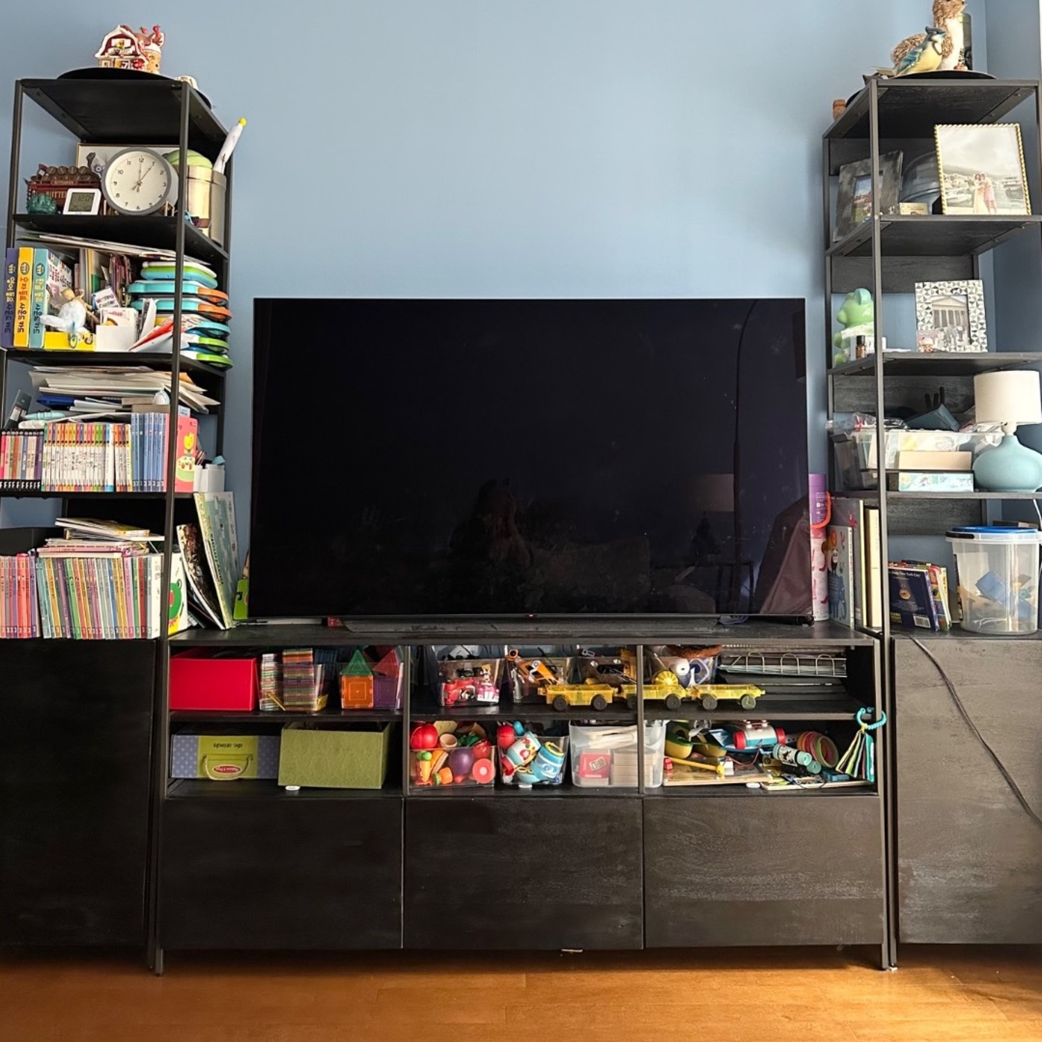 West Elm Industrial Modular Media Console. - image-2