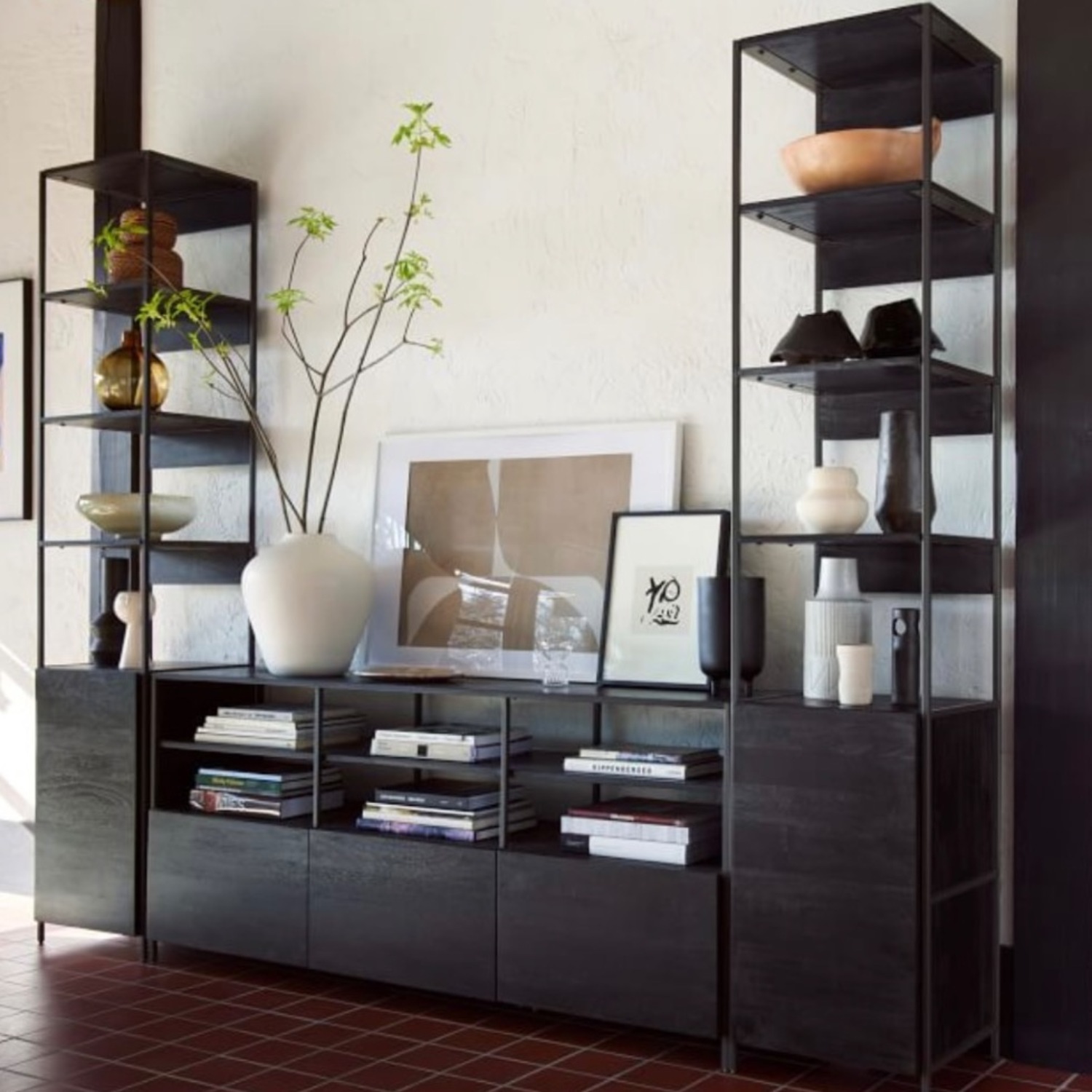 West Elm Industrial Modular Media Console. - image-3