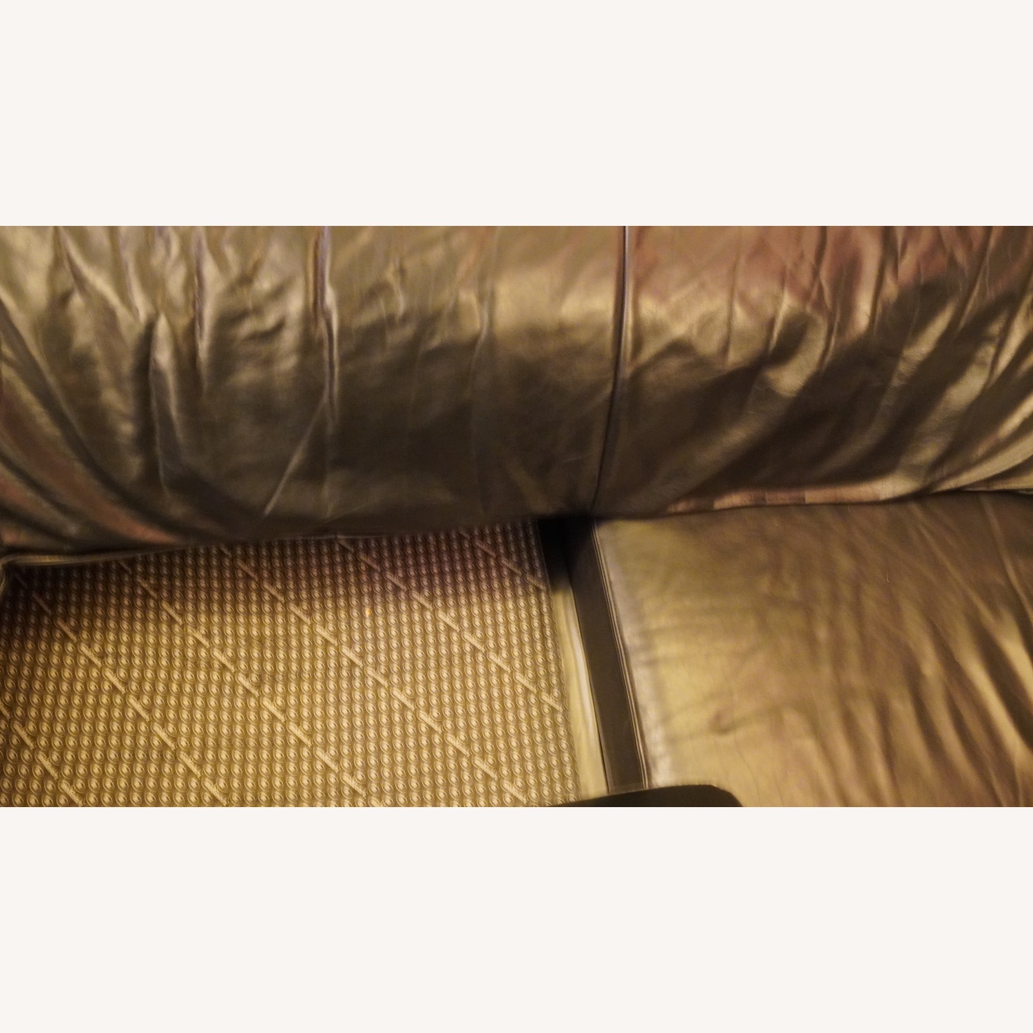 Molinari Black Leather 2 Piece Sectional - image-5