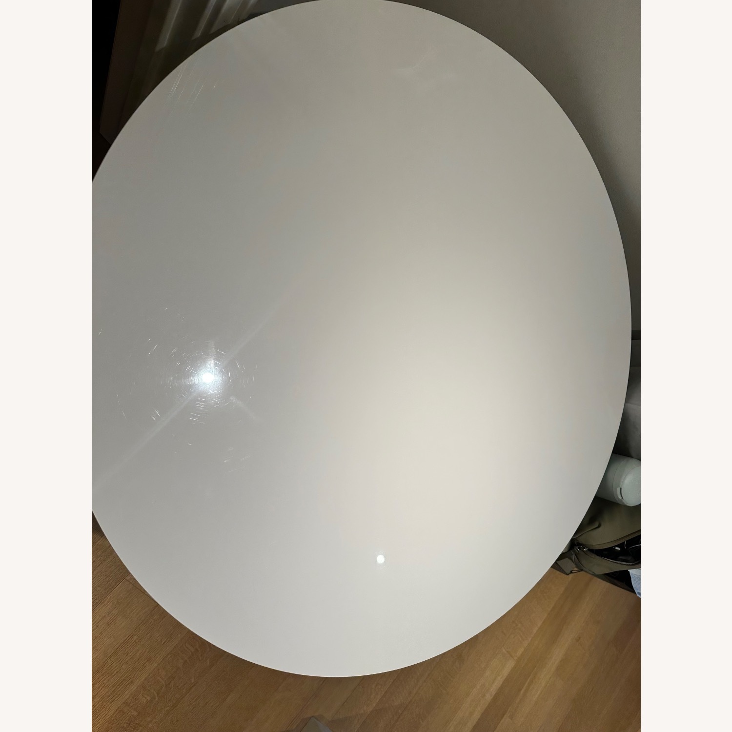 CB2 Odyssey White Brass Dining Table - image-7