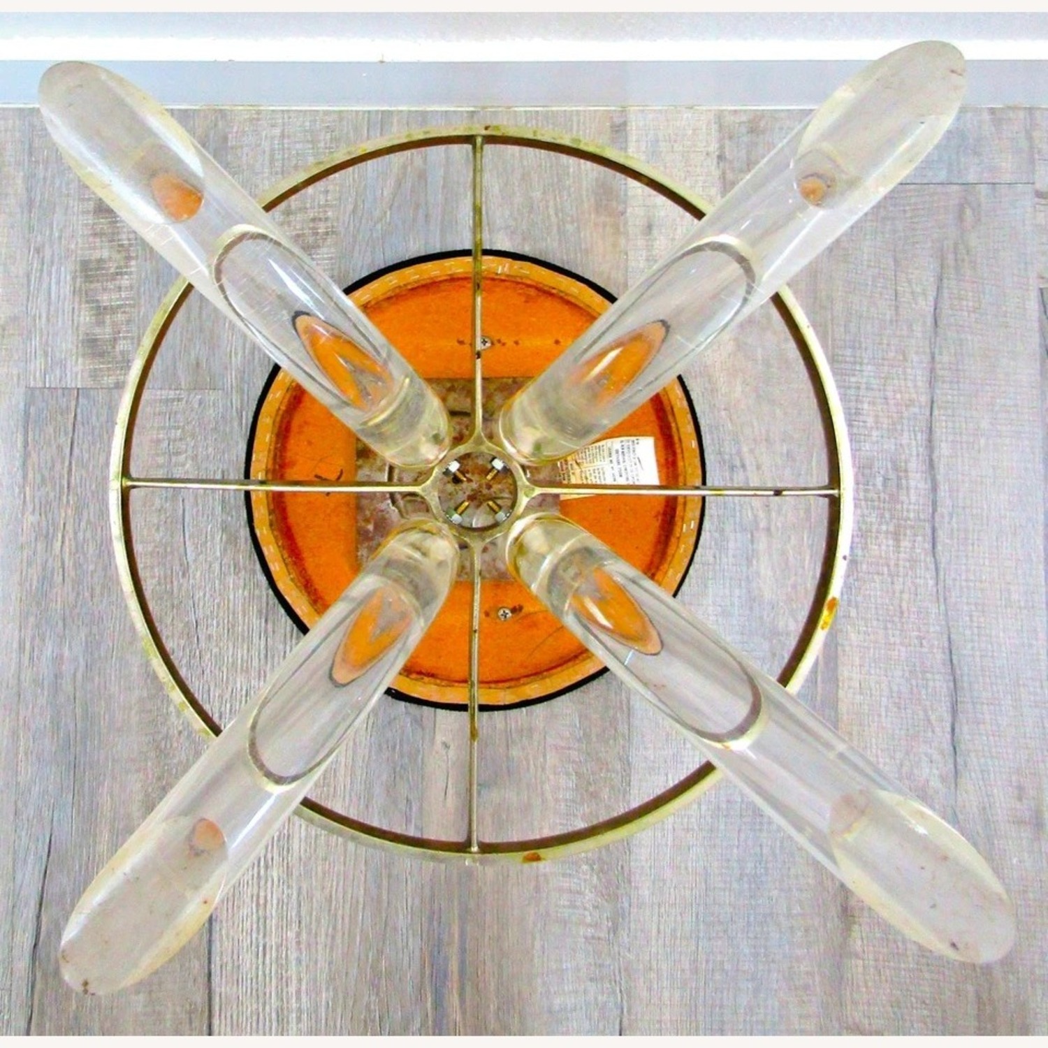 Pair Hollywood Regency Lucite Chrome Swivel Stools - image-8