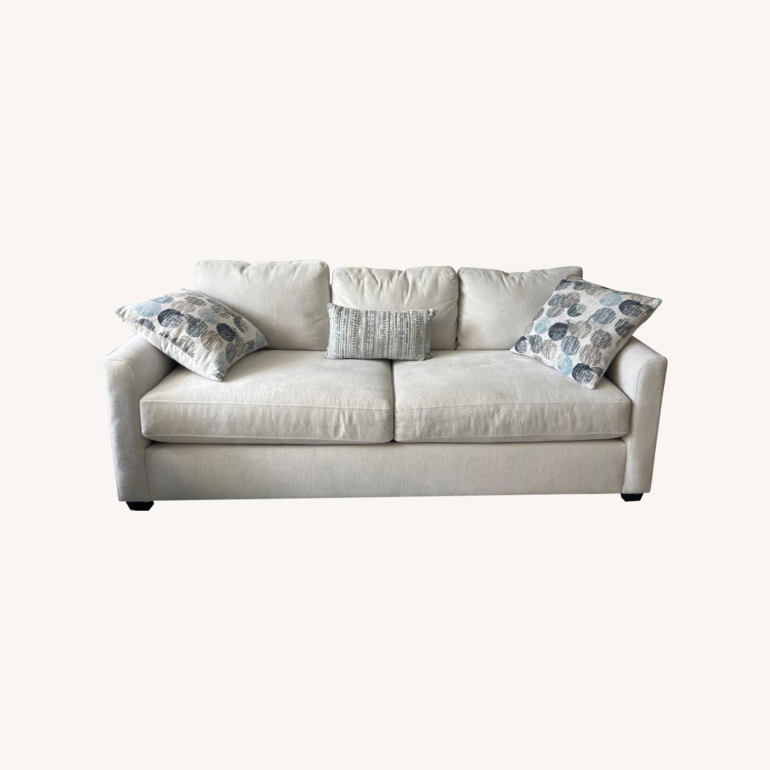 Capris Ivory Sofa - image-0