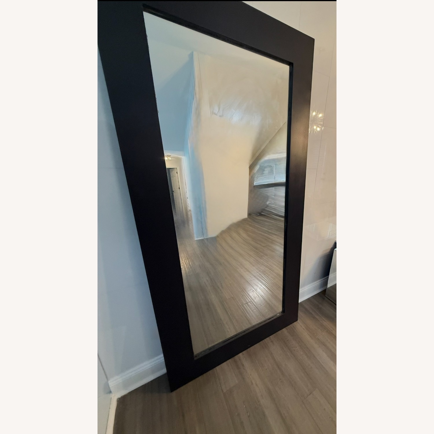 Z Gallerie Black Floor Mirror - image-2