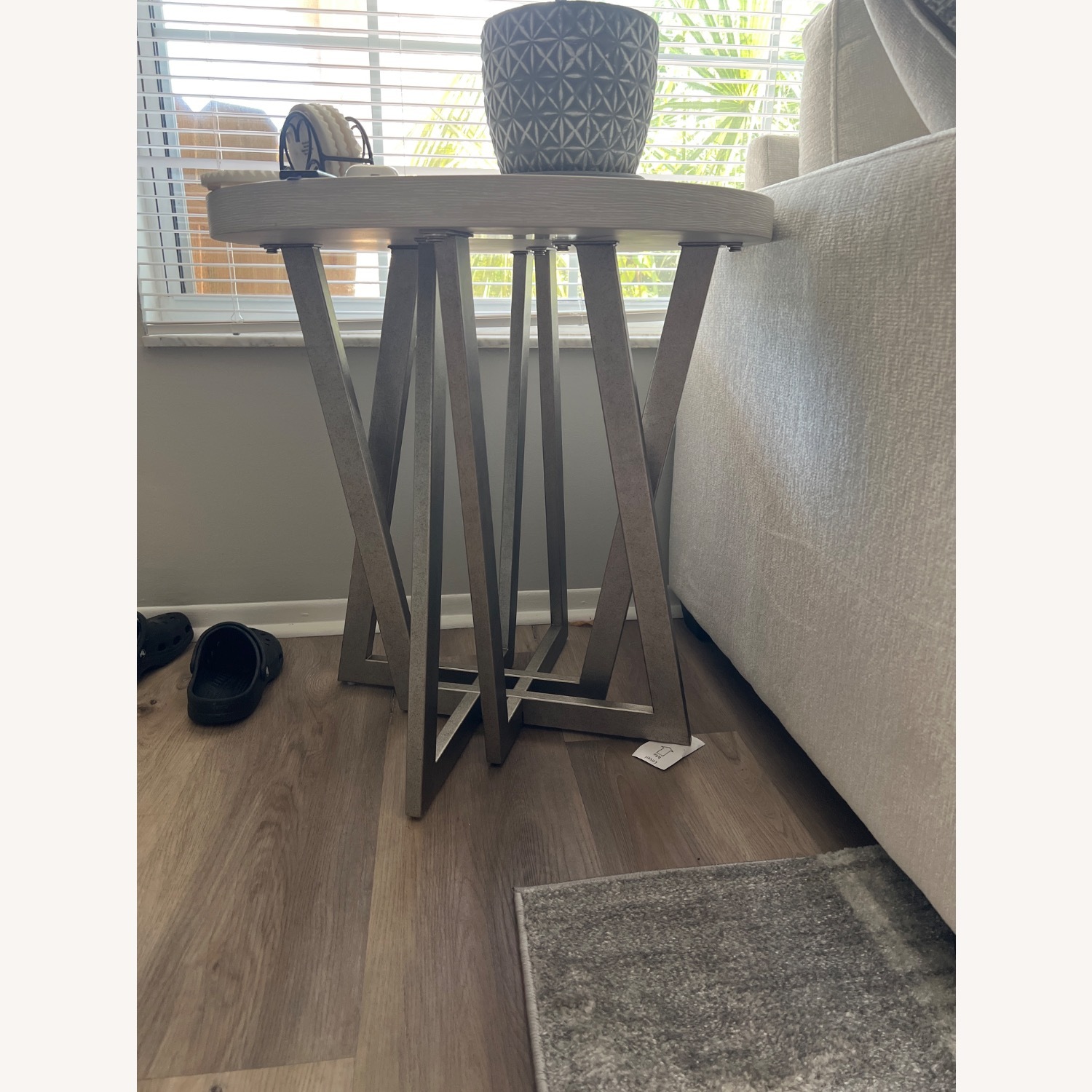 Natural Wood Side Tables - image-1