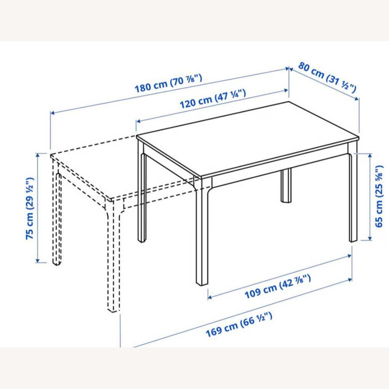 IKEA Dark Brown Wood Dining Table - image-9
