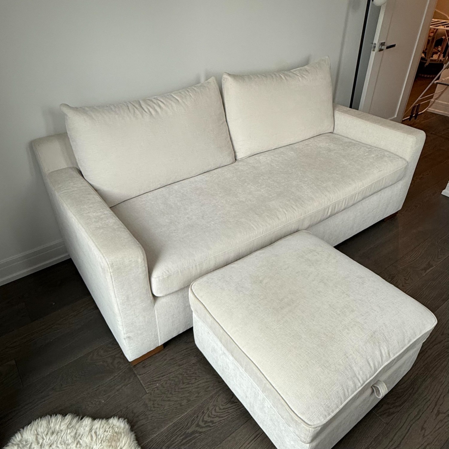 Interior Define Sleeper Sofa w Ottoman - image-1