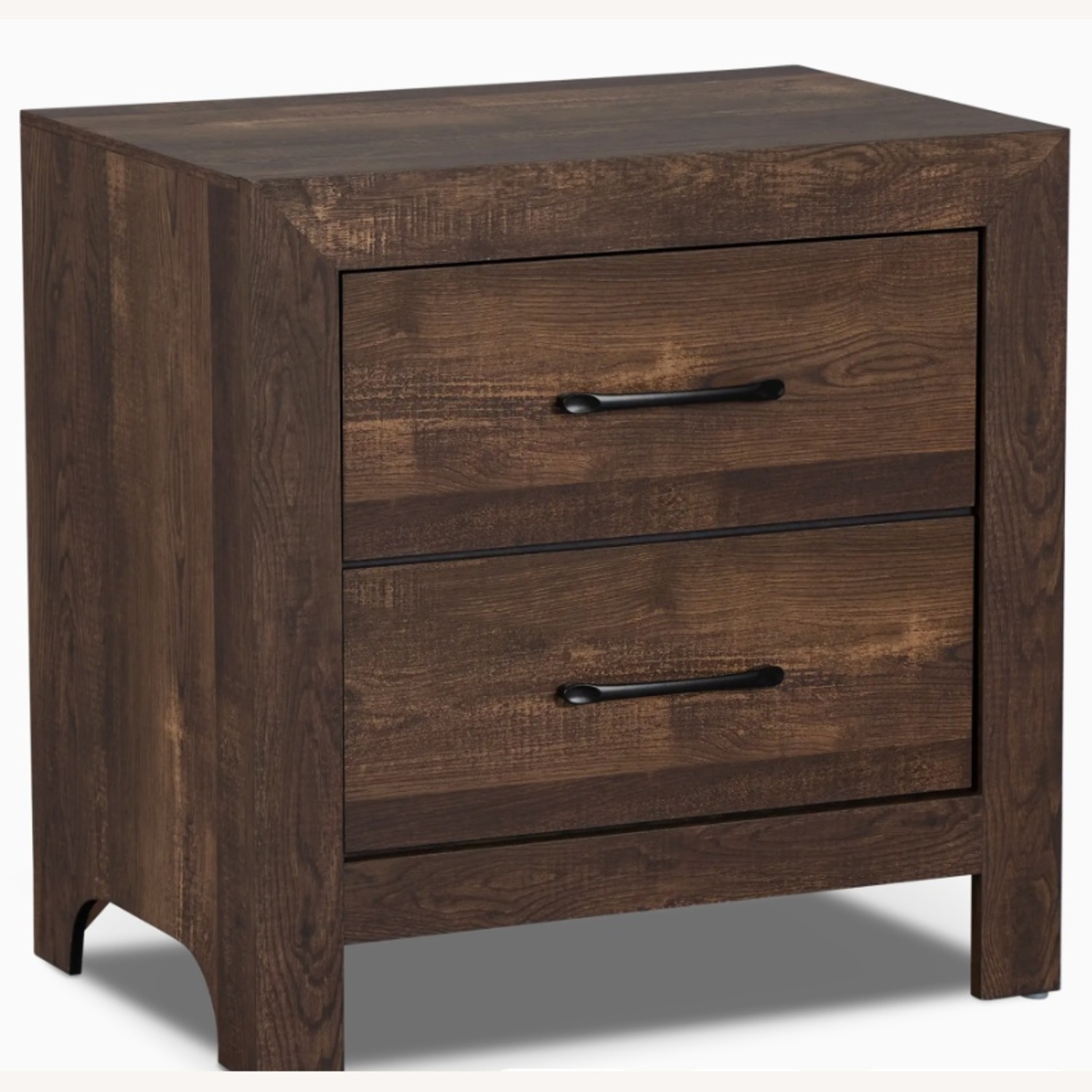 Ashley Furniture Ollie Dark Brown Wood Nightstands - image-5