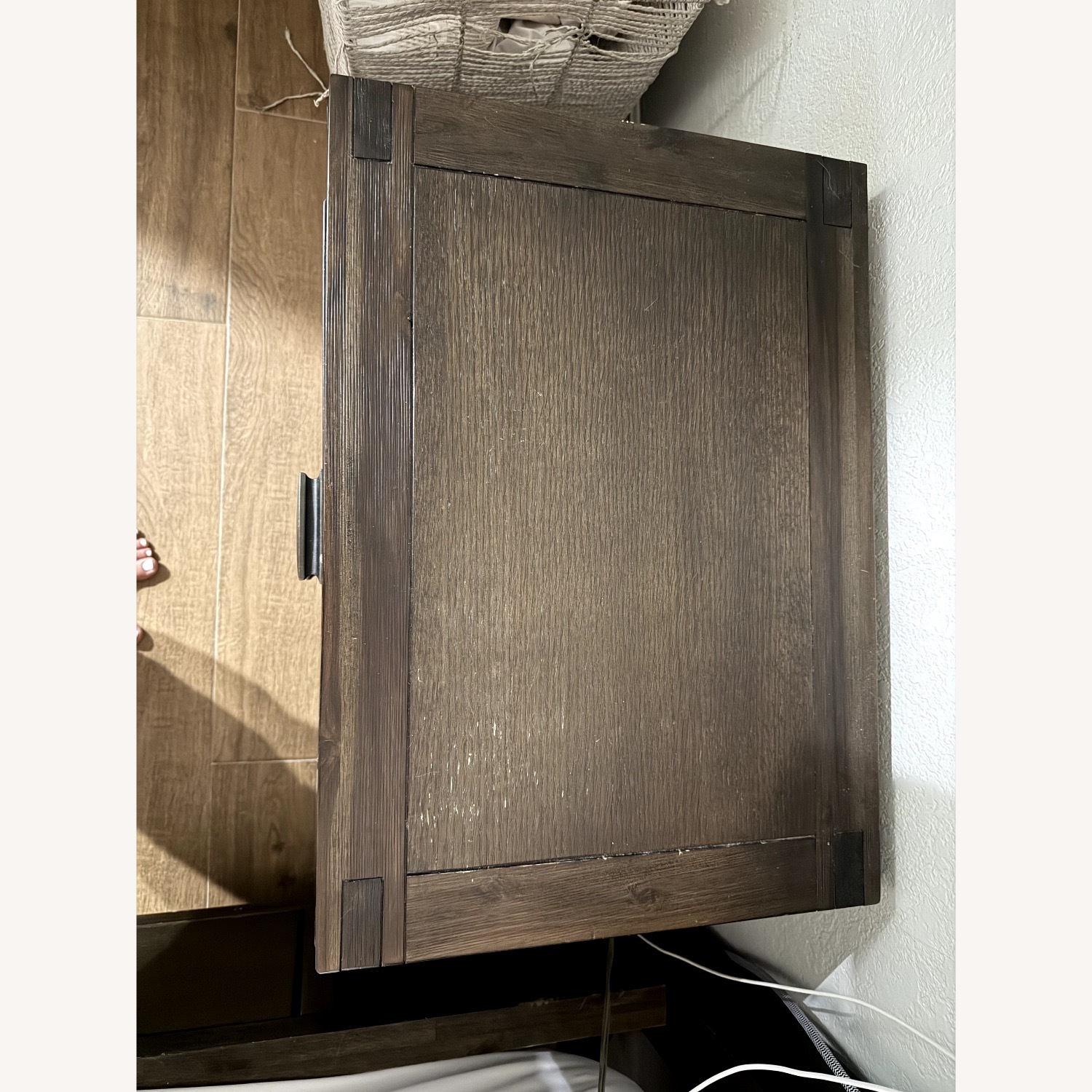 Ashley Furniture Ollie Dark Brown Wood Nightstands - image-2