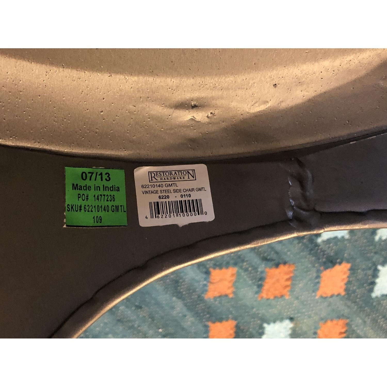 Restoration Hardware Gunmetal Remy Side Chair - image-6