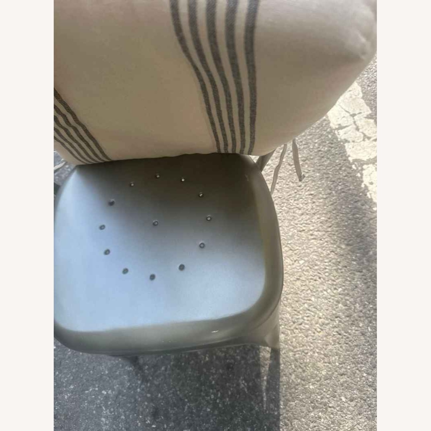 Restoration Hardware Gunmetal Remy Side Chair - image-10