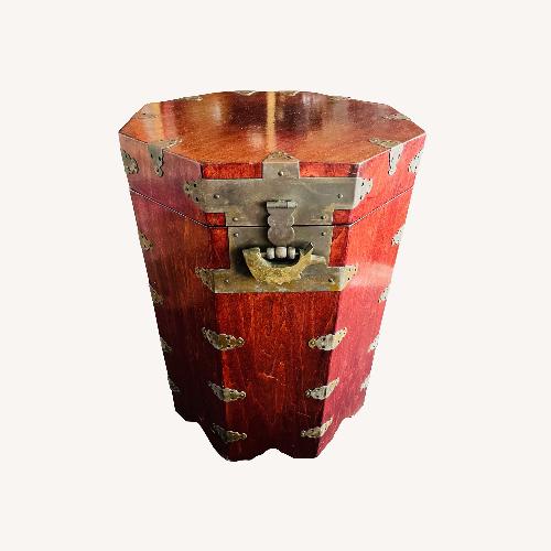 Used Vintage Asian Travel Storage Box Chest for sale on AptDeco